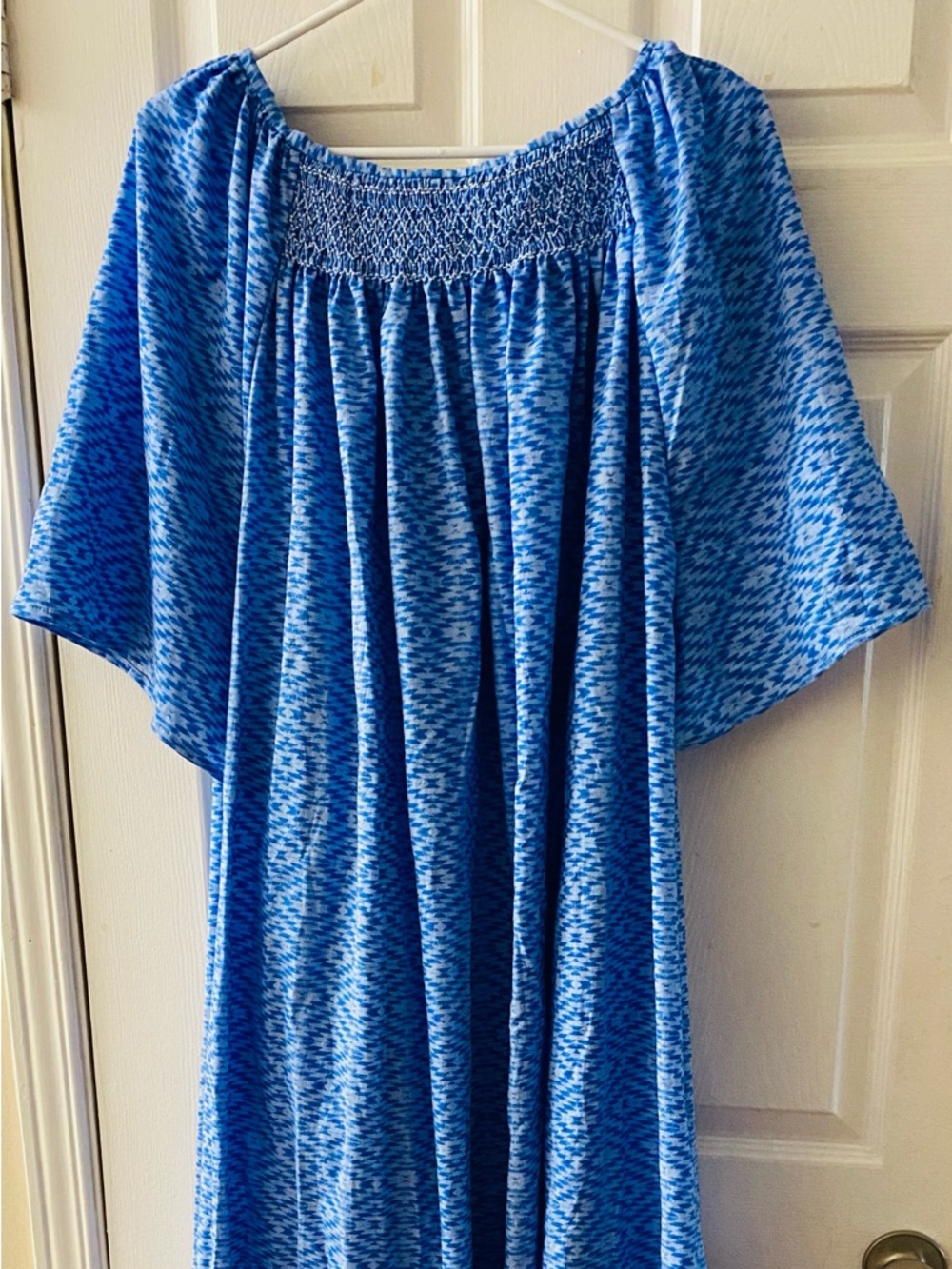 Smocked Cotton Gown